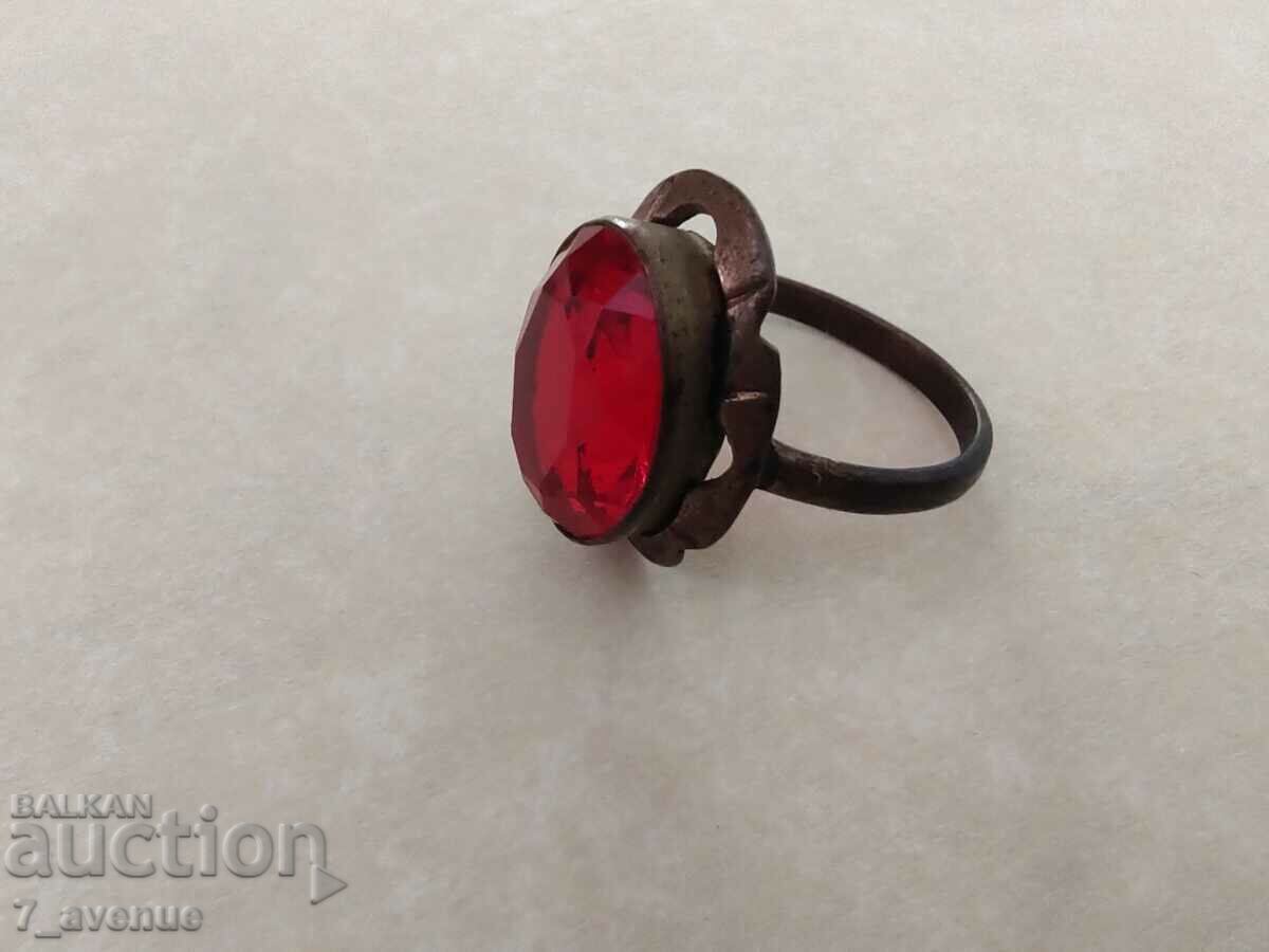 Old RING, with red stone 18.10.2024 Old RING, with red stone 18.10.2024