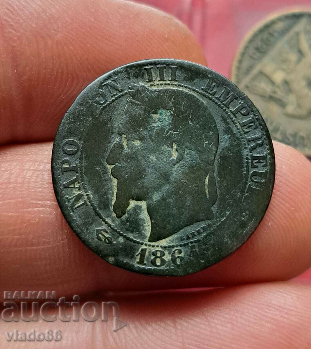 5 centimes 1864 France