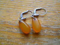 amber earrings