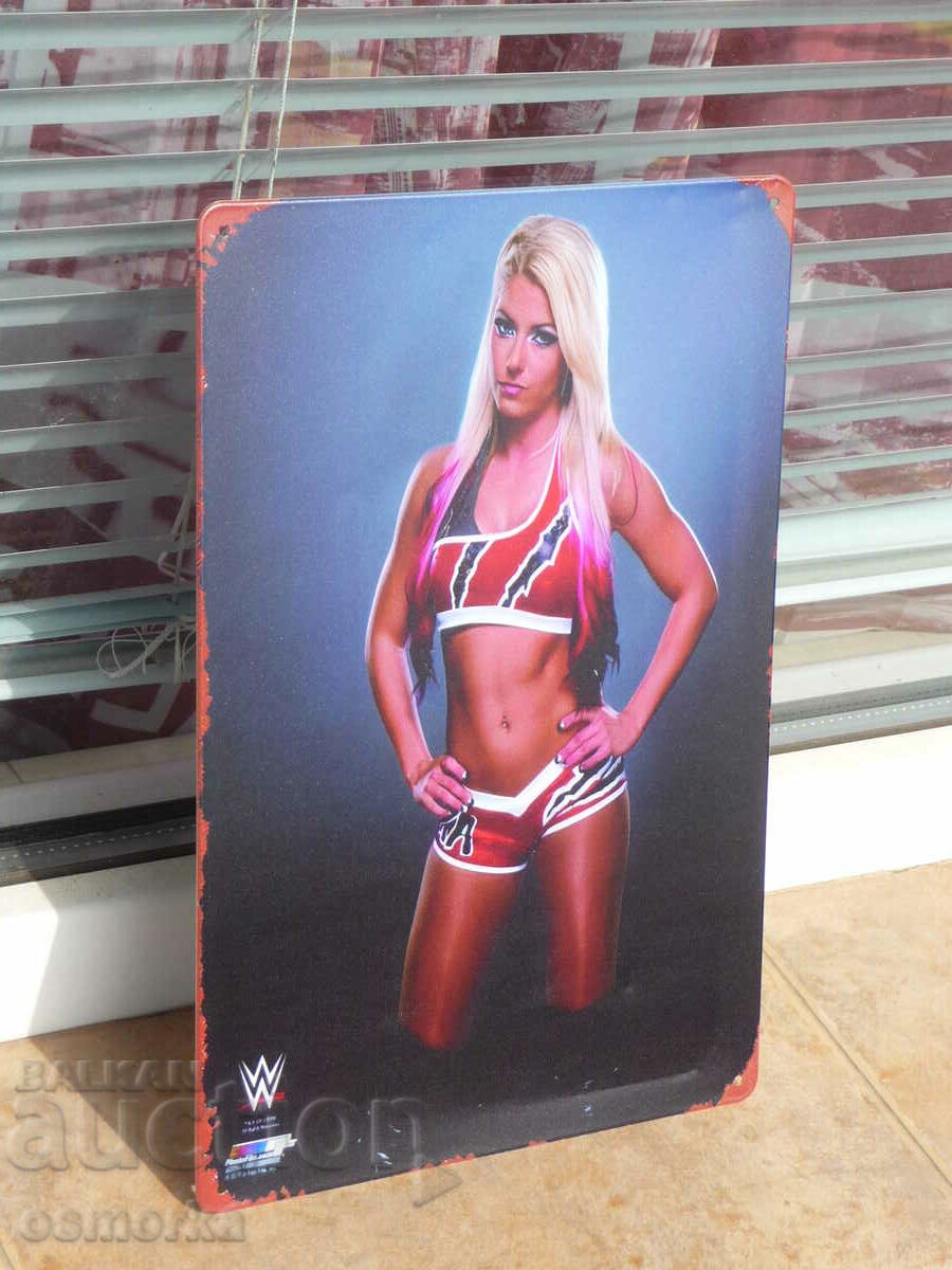 Метална табела Алекса Блис кеч спорт културизъм секси борец с цена 18.00 лв. | € 9.20 Метална табела Алекса Блис кеч спорт културизъм секси борец с цена 18.00 лв. | € 9.20