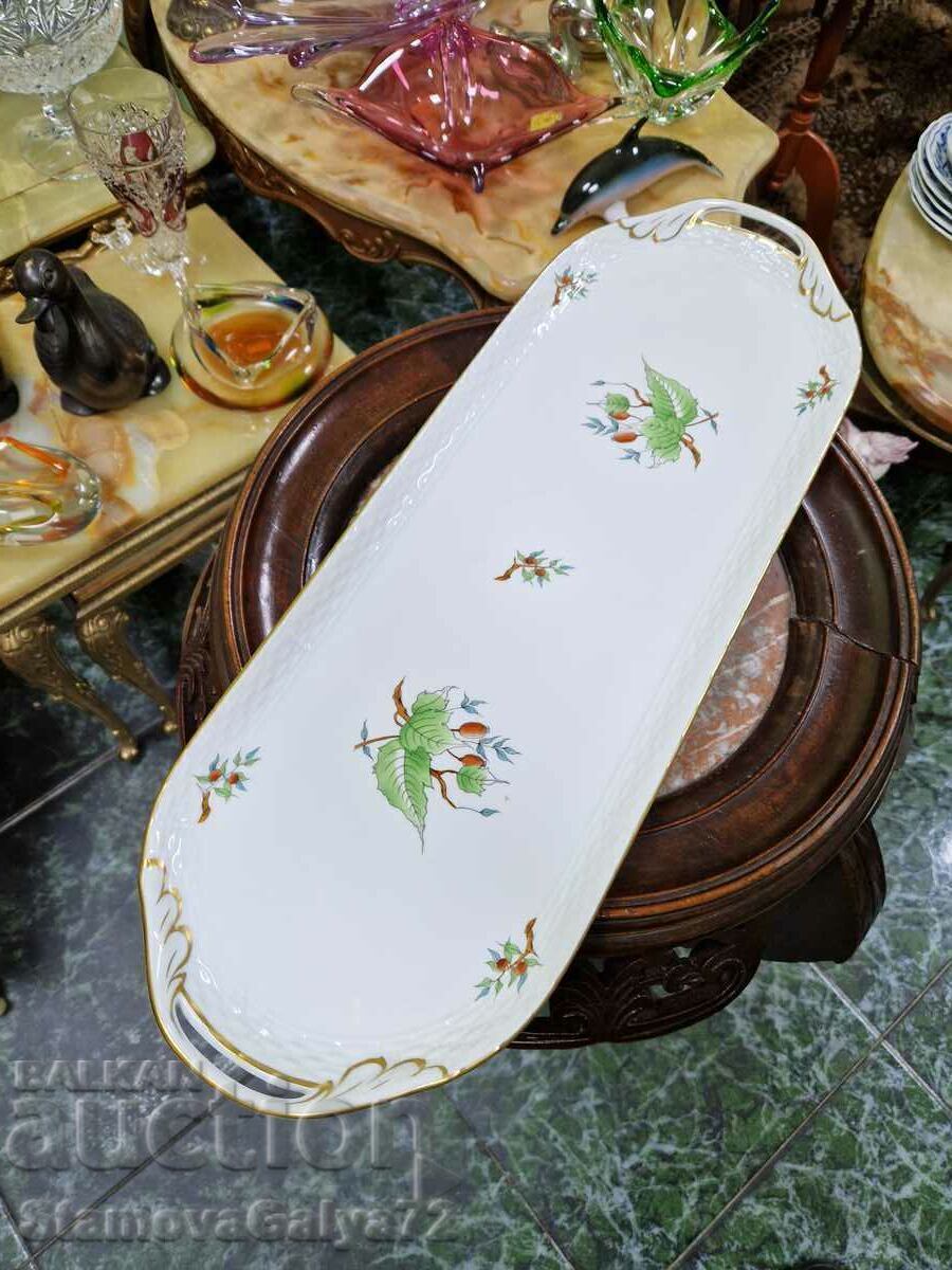 Auction  Large Antique Collectible Herend Porcelain Platter