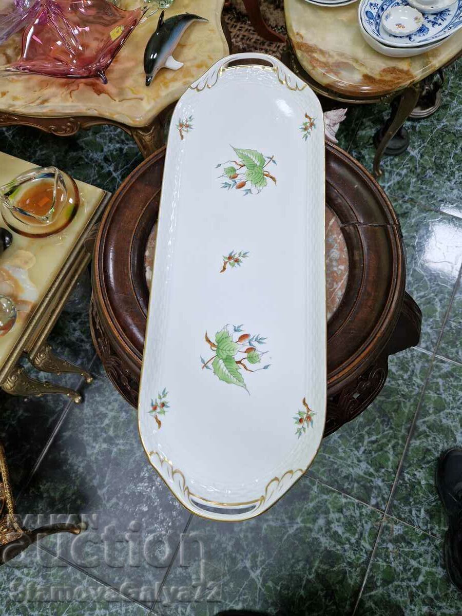 Delivery of Large Antique Collectible Herend Porcelain Platter Delivery of Large Antique Collectible Herend Porcelain Platter