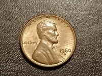 1960 1 cent letter D USA