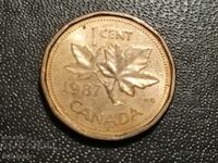 1987 1 cent Canada