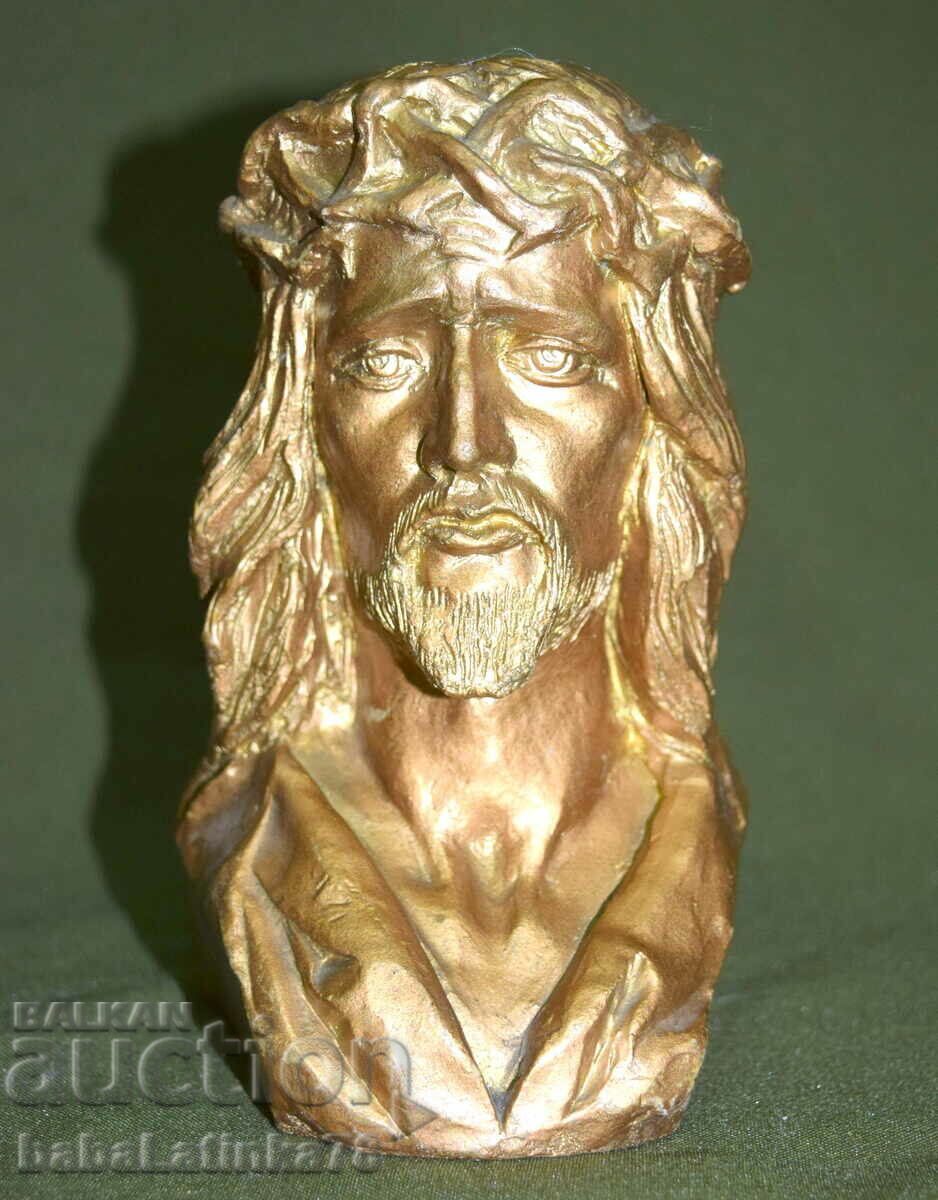 Plaster bust of Jesus Christ