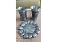 Чаши и пано метални