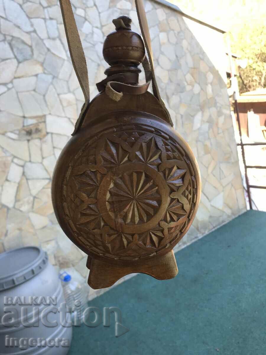 Delivery of DOUBLE SIDED WOOD CARVING WALNUT LEATHER BOW Delivery of DOUBLE SIDED WOOD CARVING WALNUT LEATHER BOW