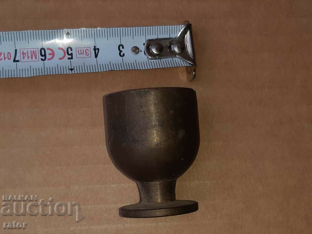 Old miniature bronze mortar. Rarely with price 10.00 BGN | € 5.11 Old miniature bronze mortar. Rarely with price 10.00 BGN | € 5.11