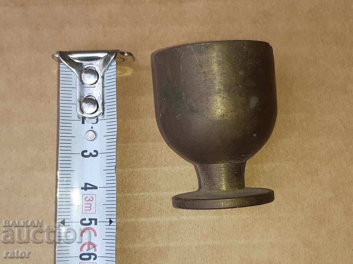 Auction Old miniature bronze mortar. Rarely Auction Old miniature bronze mortar. Rarely