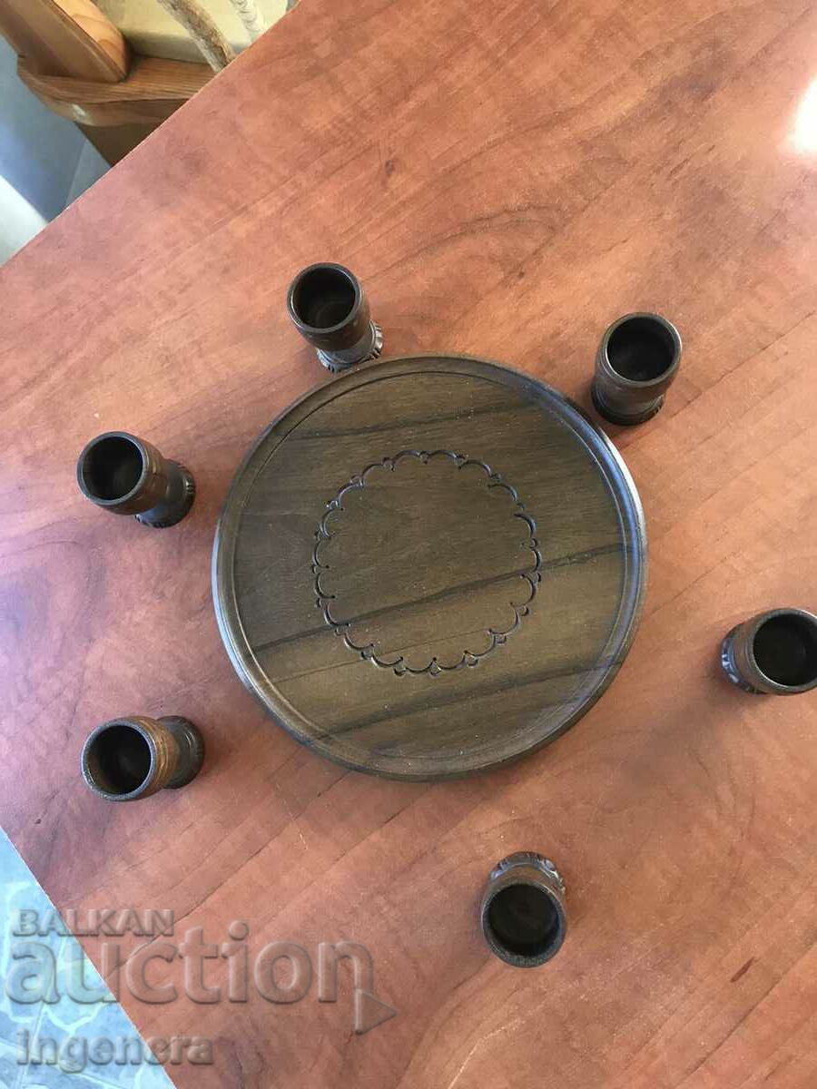 CANI TAVA SCULPA IN LEMN NUC FRUMUSETE - NOU!!! - 5