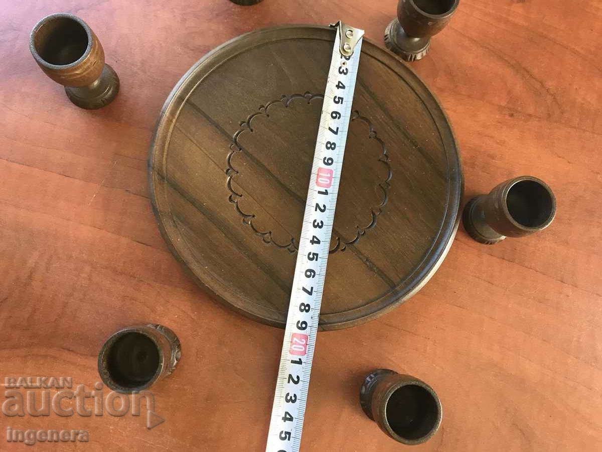 CANI TAVA SCULPA IN LEMN NUC FRUMUSETE - NOU!!! - 6