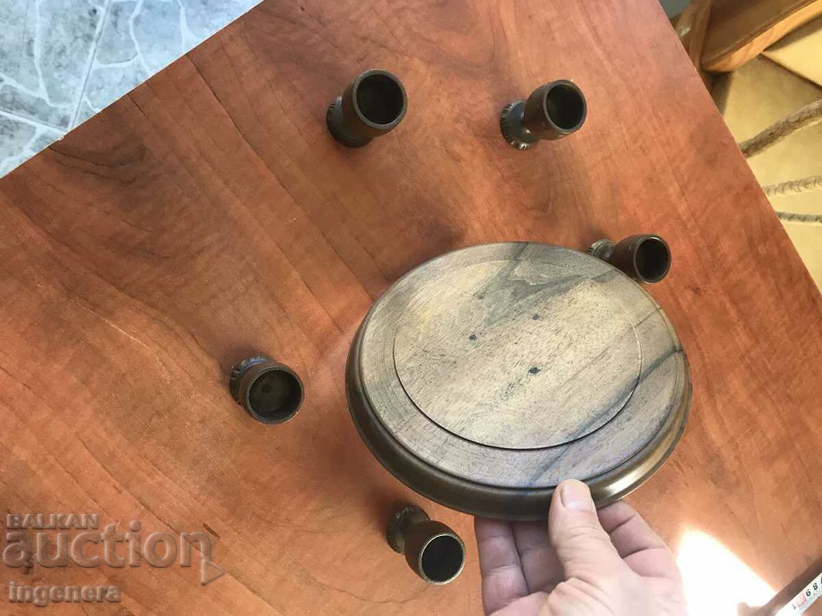 CANI TAVA SCULPA IN LEMN NUC FRUMUSETE - NOU!!! - 7