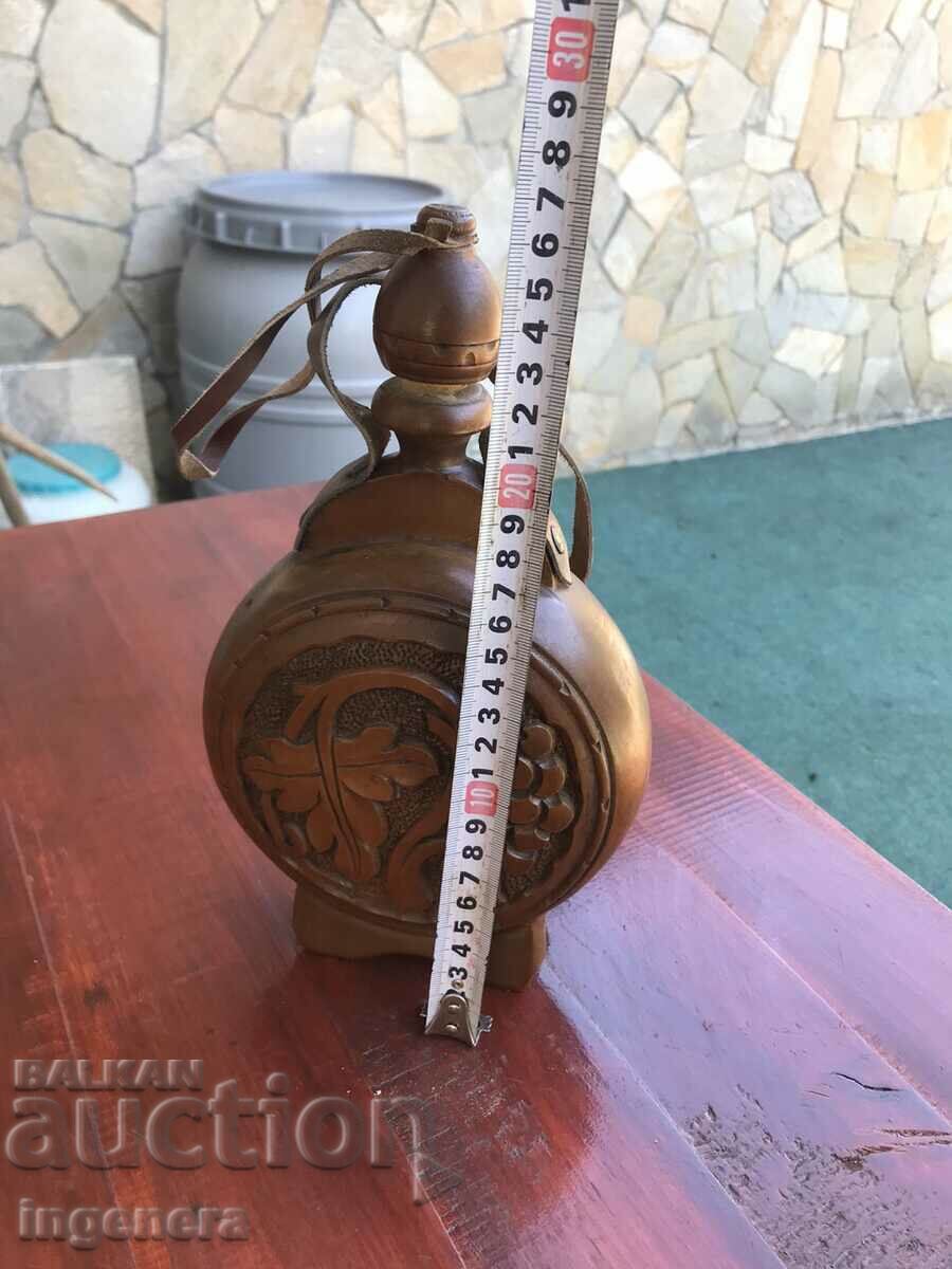 Delivery of DOUBLE SIDED WOOD CARVING WALNUT LEATHER BOW Delivery of DOUBLE SIDED WOOD CARVING WALNUT LEATHER BOW