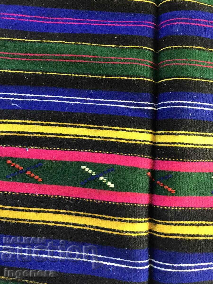 ANTIQUE ETHNIC WOVEN WOOL APRON with price 28.00 BGN | € 14.32