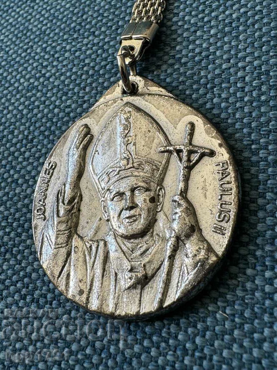 Keychain - with Pope John Paul, new