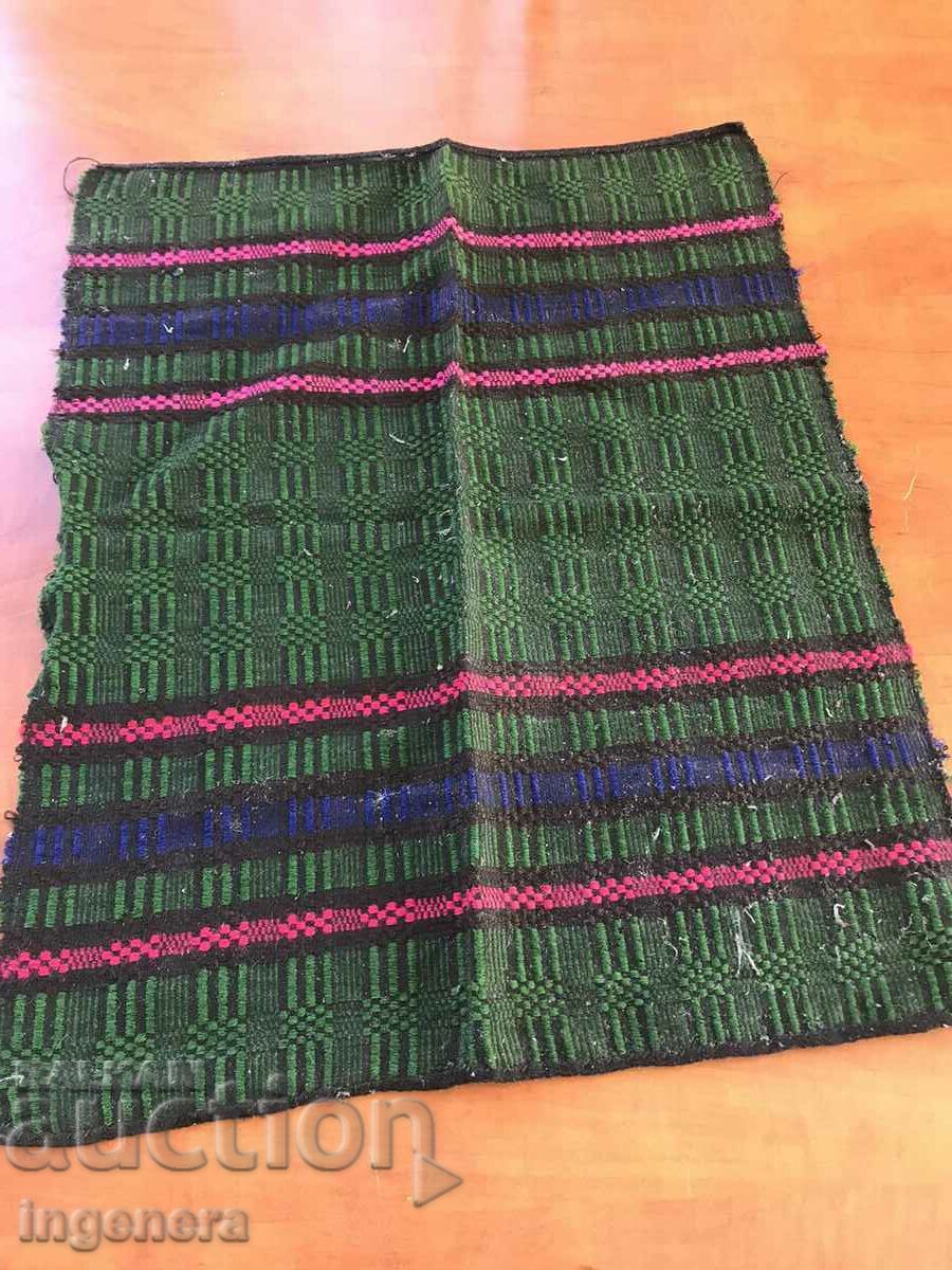WOOL WOVEN ANTIQUE ETHNIC APRON WITHOUT STRAPS - 5 WOOL WOVEN ANTIQUE ETHNIC APRON WITHOUT STRAPS - 5