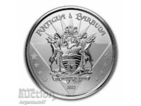 SILVER 1 OZ 2022 Caribbean ISLANDS - ΑΝΤΙΓΚΟΥΑ ΚΑΙ ΜΠΑΡΜΠΟΥΝΤΑ