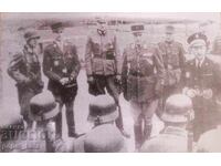 photo - Himmler in front of a division of the SS - VSV (reproduction)