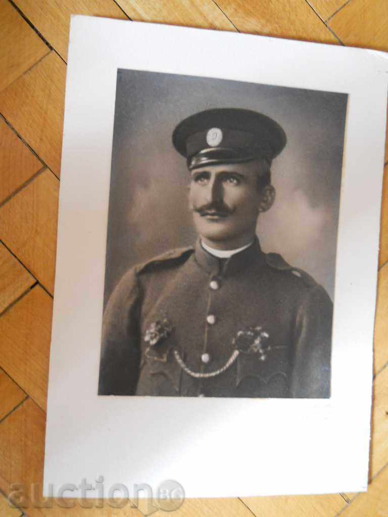 old military photo - laminated cardboard - 35 x 25 cm