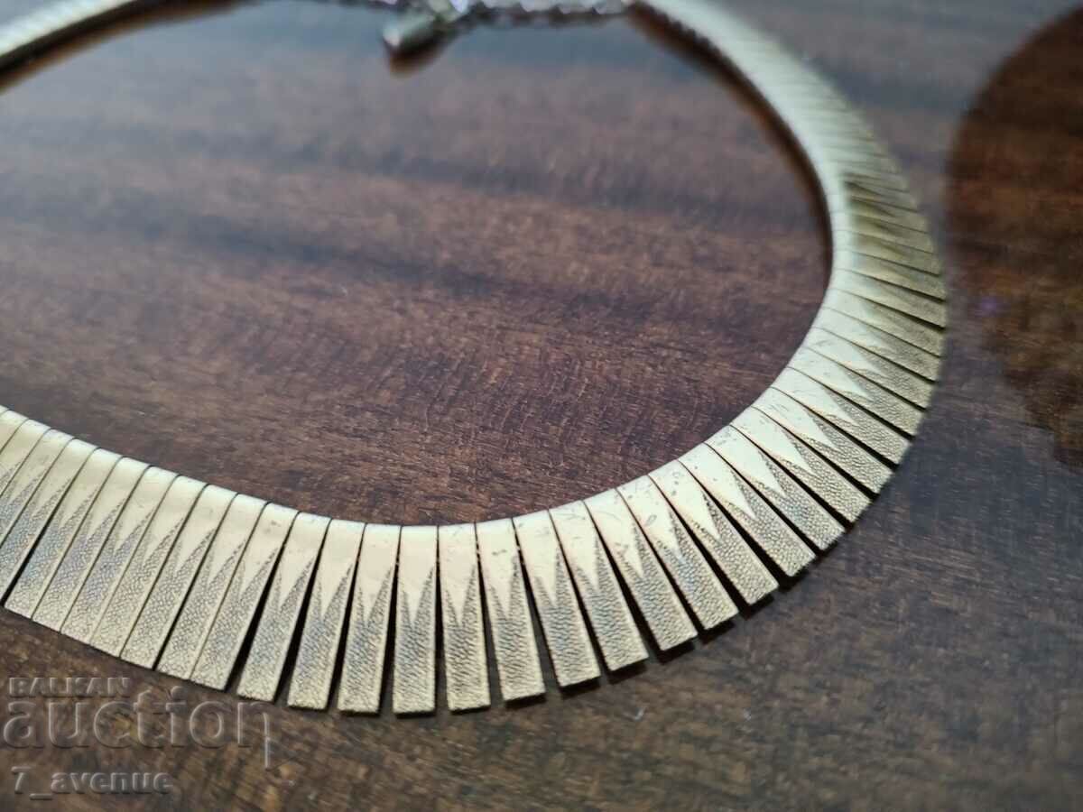 Auction Necklace with gilding, necklace, jewelry, 80-90 years old, 19.10.24 Auction Necklace with gilding, necklace, jewelry, 80-90 years old, 19.10.24