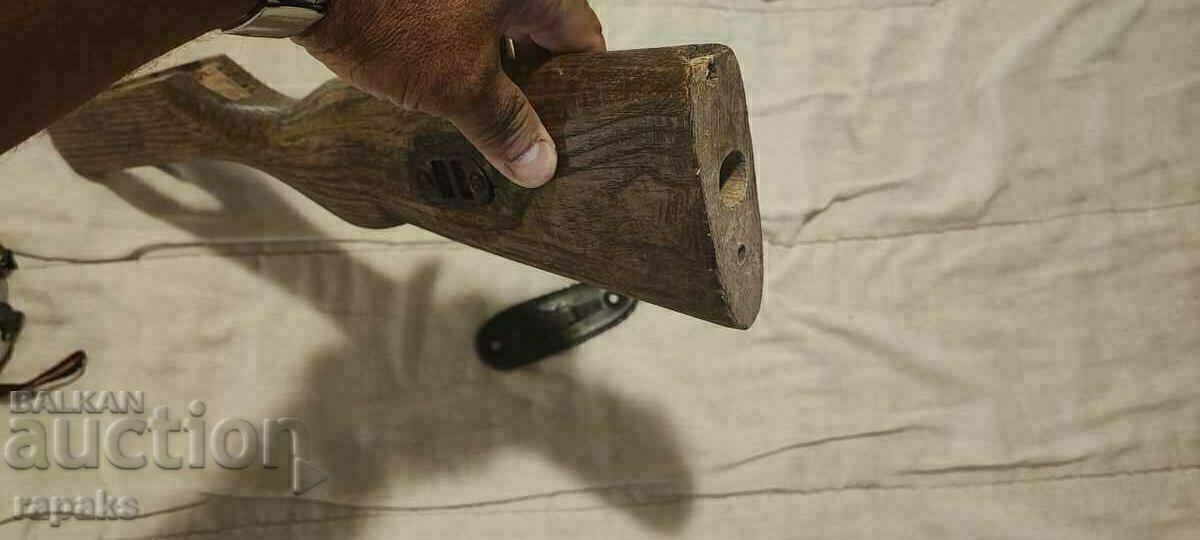 Stoc de pușcă MP41, Shpagin, carabină, sculptură în lemn, decor - 5