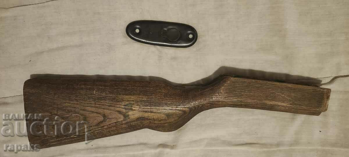 MP41 rifle stock, Shpagin, carbine, wood carving, decoration