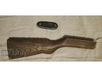 MP41 rifle stock, Shpagin, carbine, wood carving, decoration