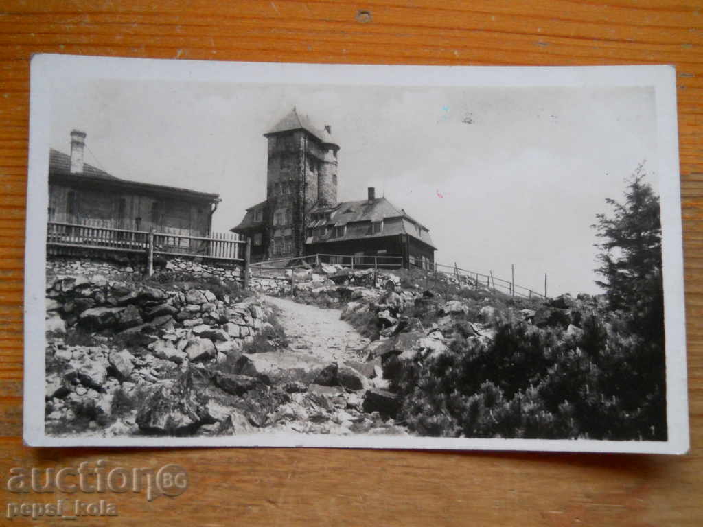 carte poștală antică - Cehoslovacia (Liberec, h-l Jested)