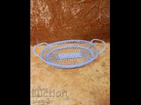 Metal braided board 44 x 26 cm.