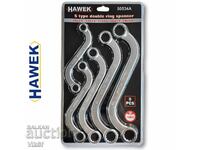 Key stars S-shaped 5 parts, HAWEK