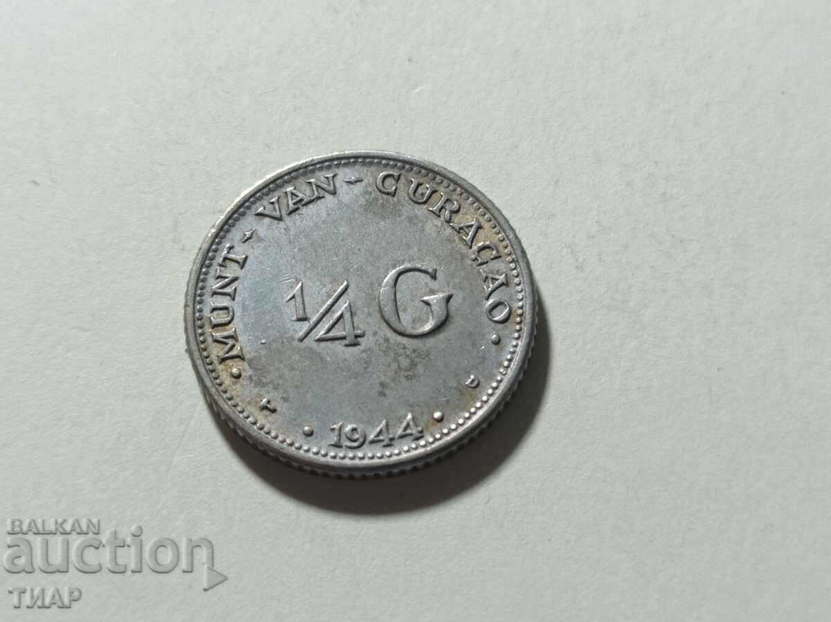 1/4 Gulden 1944 Silver-0.01 cent