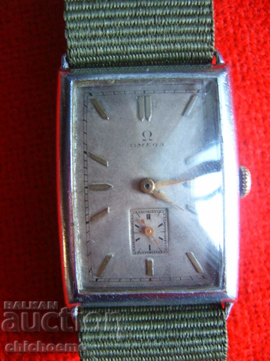 Old Omega Omega Tank Art Deco Men's Manual Watch