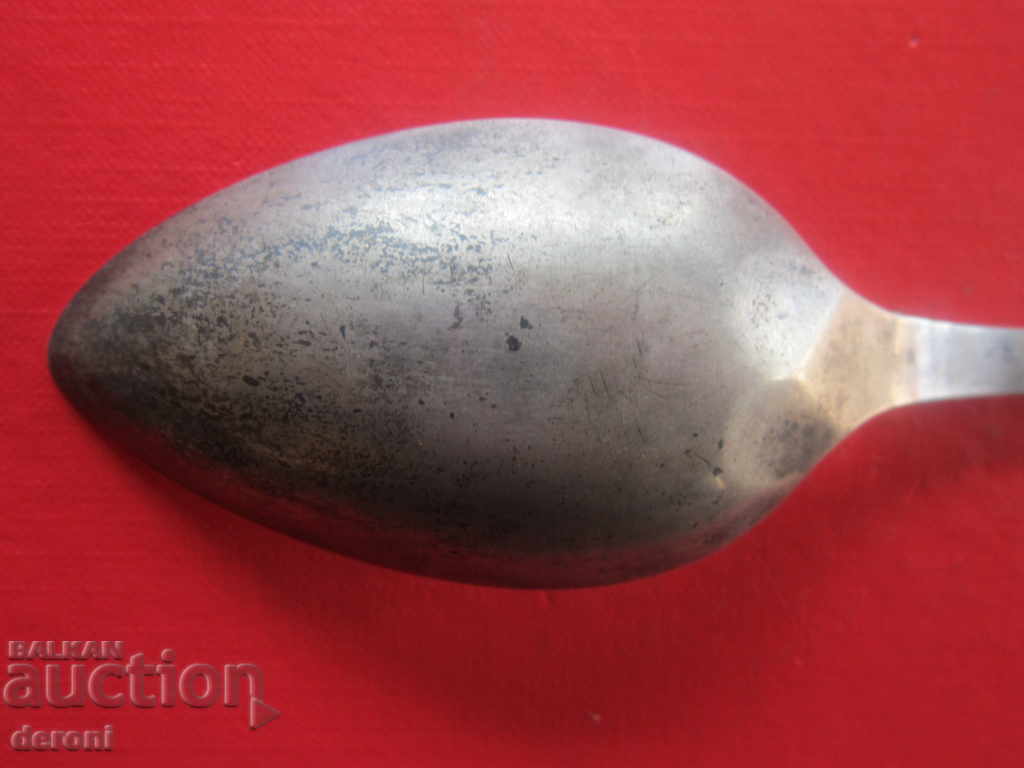 Рядка руска сребърна лъжица Царска Русия проба 84 1857 год - 5 Рядка руска сребърна лъжица Царска Русия проба 84 1857 год - 5