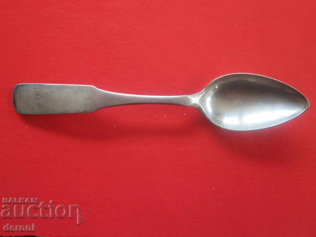 Rare Russian silver spoon Czarist Russia sample 84 1857