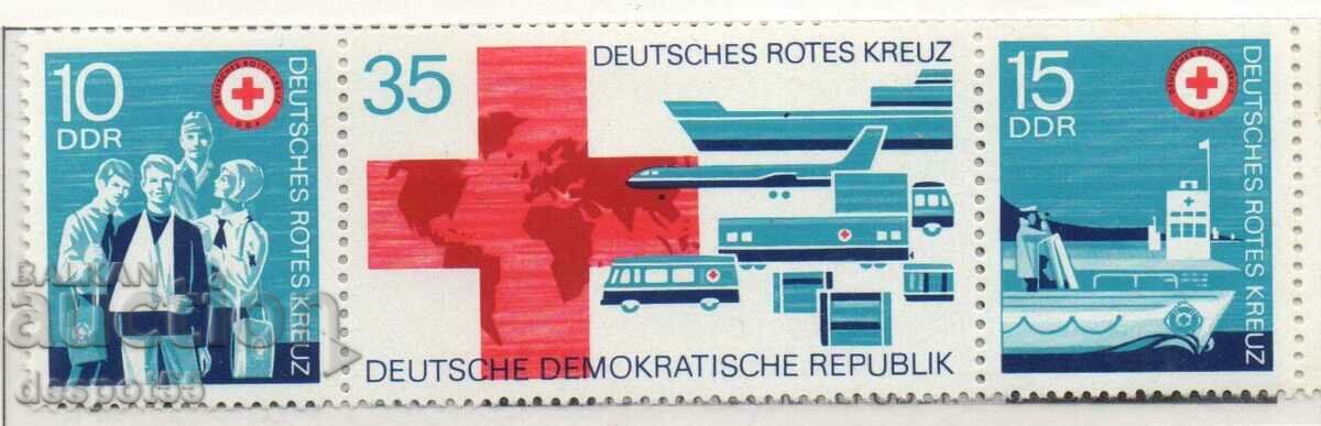 1972. GDR. Red cross.