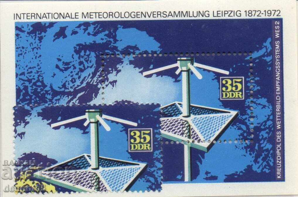 1972. GDR. International Meteorological Congress. Block.