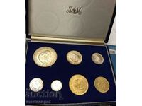 Set 1964 South Africa 7 coins UNC PROOF