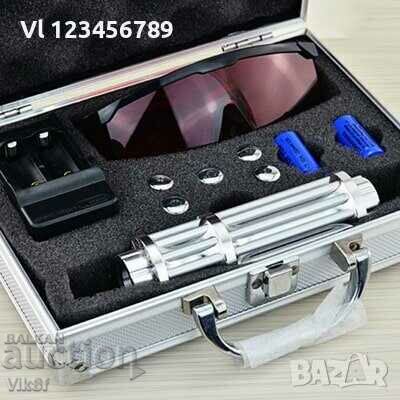 Powerful blue rechargeable laser 5000mW - 6 Powerful blue rechargeable laser 5000mW - 6