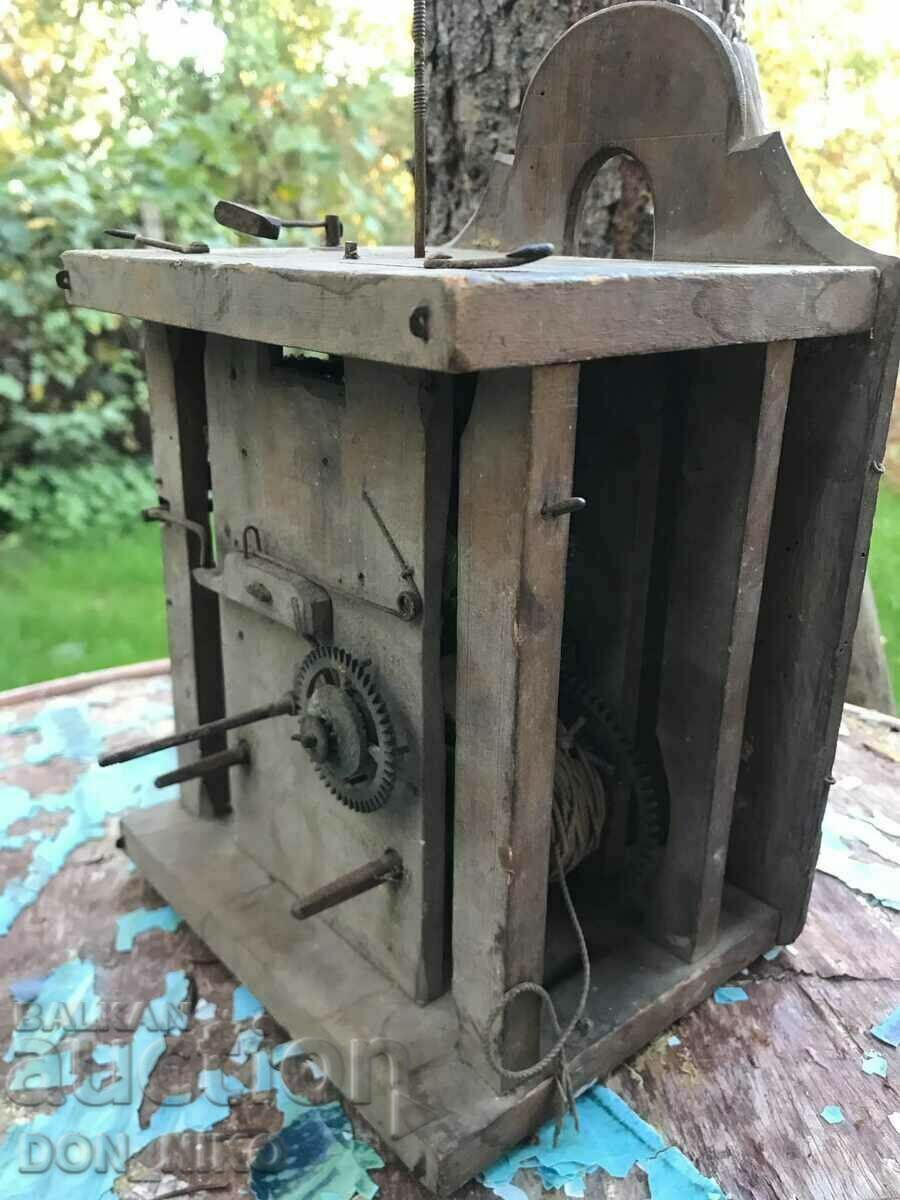 Antique primitive wall clock 18th century - 6 Antique primitive wall clock 18th century - 6