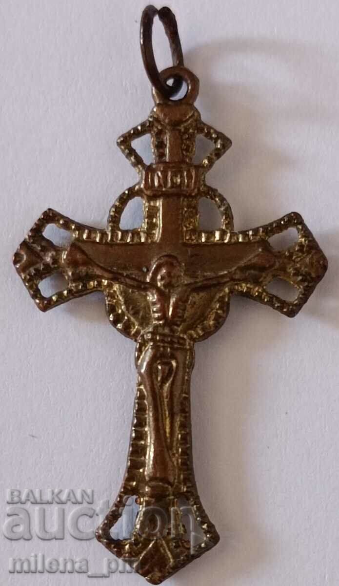Livrarea Cruce de bronz veche pe două fețe Livrarea Cruce de bronz veche pe două fețe