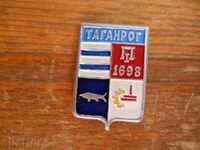 badge " Taganrog " Russia (city coat of arms series)