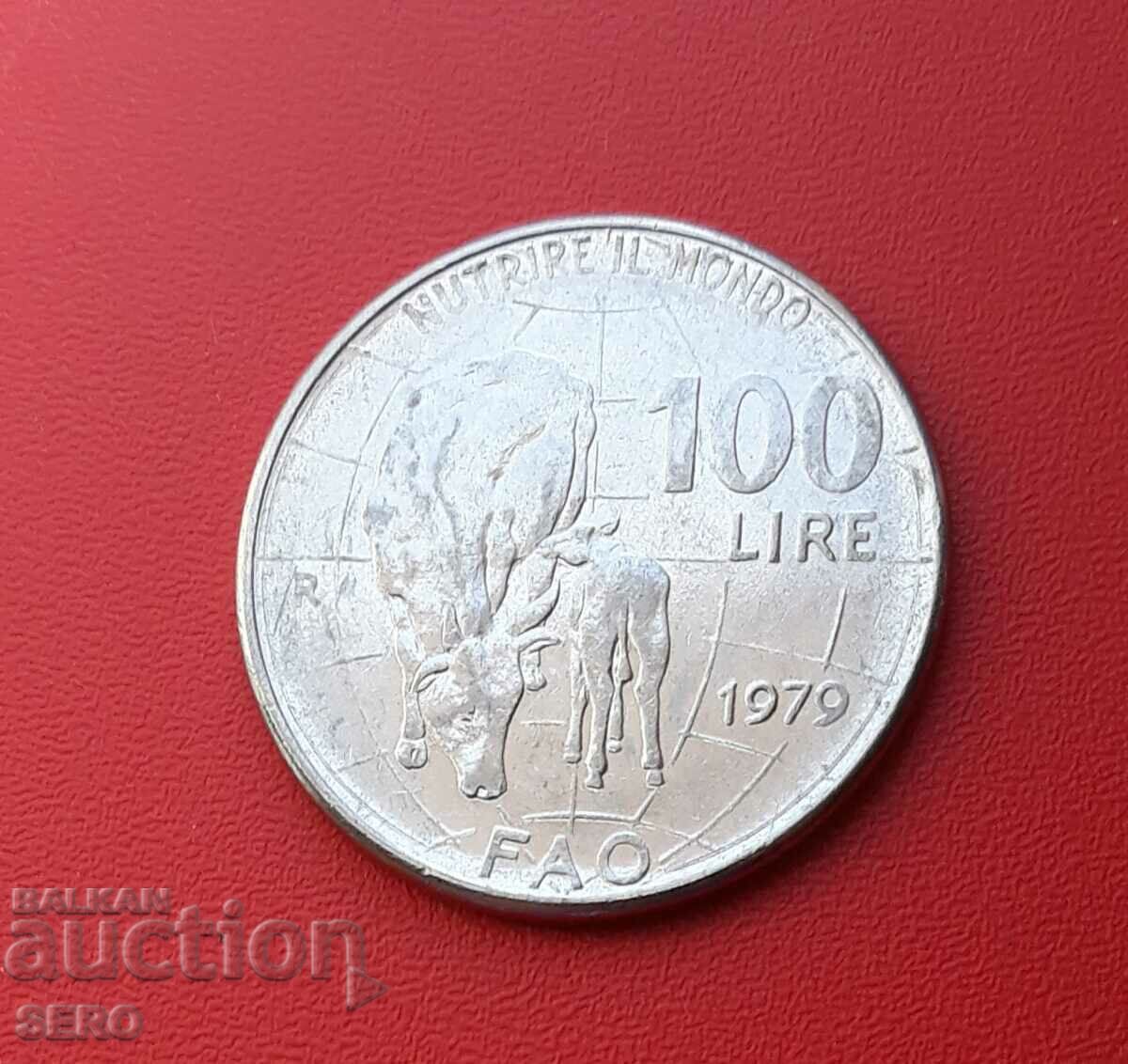 Italia-100 lire 1979 F.A.O