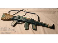 Old Children's Social Toy Kalashnikov assault rifle 1970s