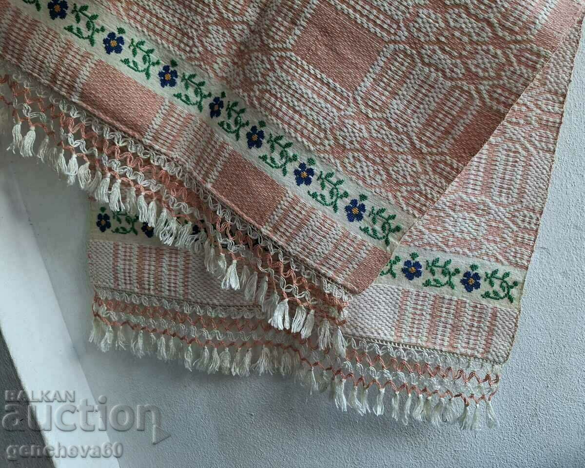 Prosop autentic rar pentru față, mâini, cu broderie - 6