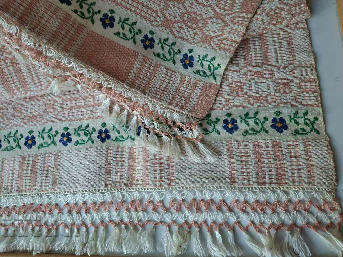 Prosop autentic rar pentru față, mâini, cu broderie - 7