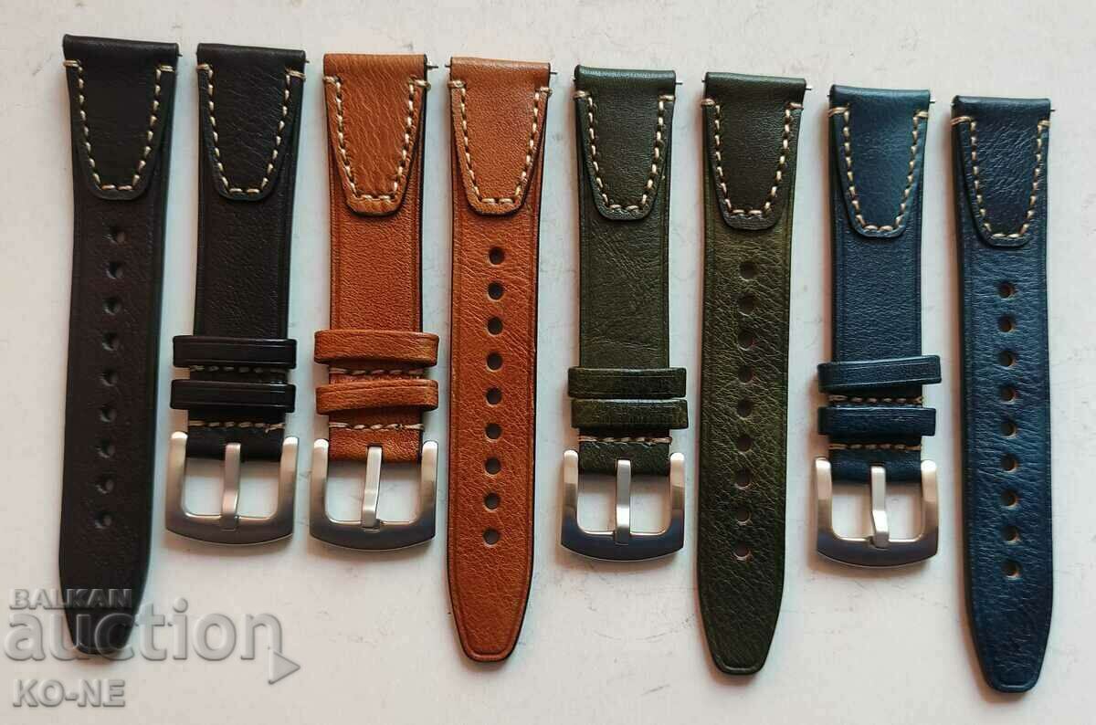 Leather straps 20mm