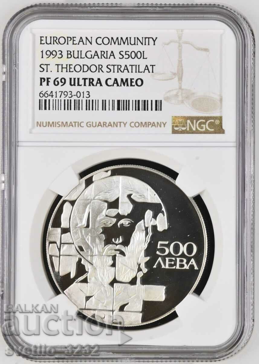 BGN 500 1993 Stratilat PF 69 ULTRA CAMEO NGC