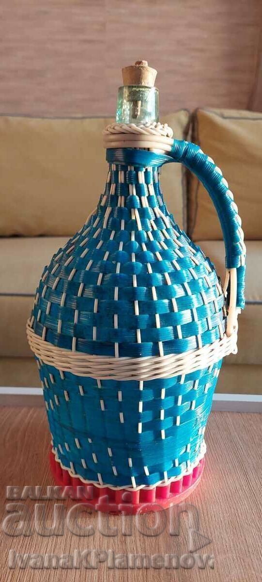 Damajana knitted retro height 35cm Damajana knitted retro height 35cm