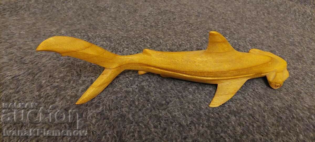 Carved shark Carved shark