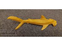 Carved shark